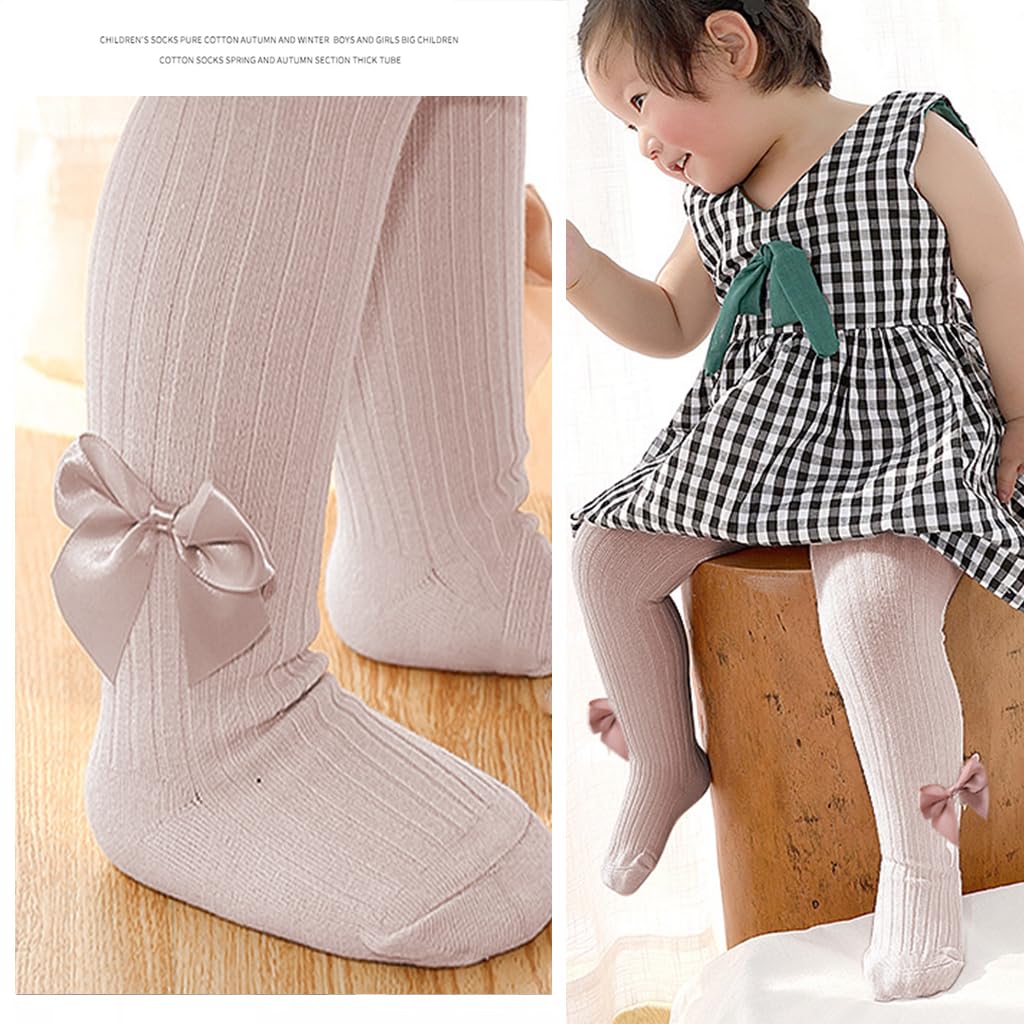 SNOWIE SOFT Baby Cotton Leggings for Girls 12–24 Month with Open Crotch Design | Soft & Warm