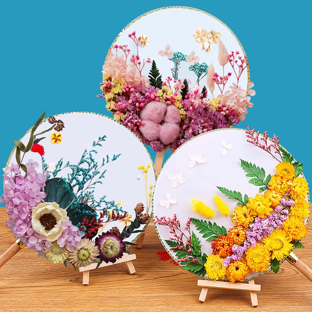 Supvox DIY Resin Art Decor Natural Dried Flower Set for Candle and Room Decoration | Lavender Blue