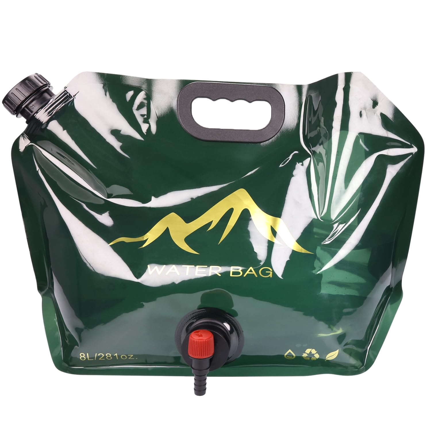 ZIBUYU® Portable Foldable Water Bag with Spigot,