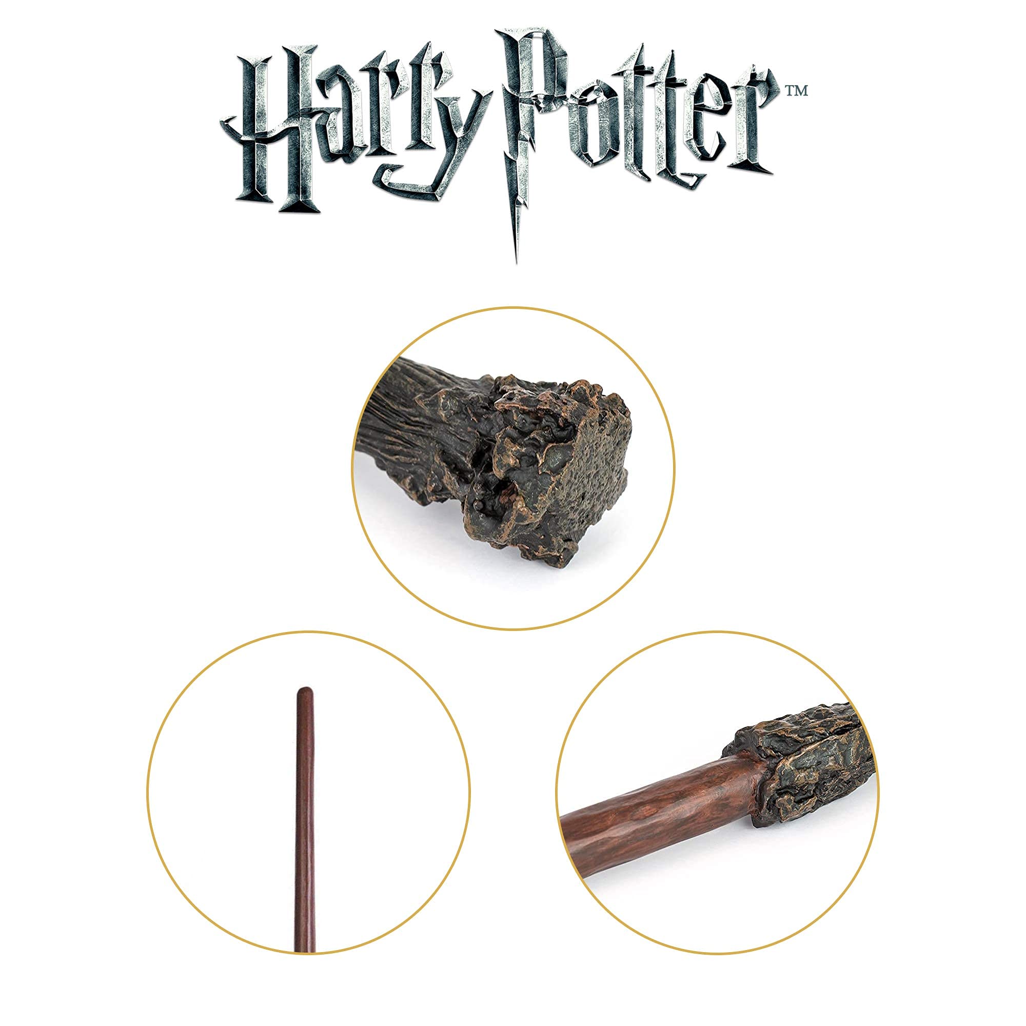 PATPAT Harry Potter Wand for Cosplay and Halloween with Ollivanders Box | Resin and Metal Core
