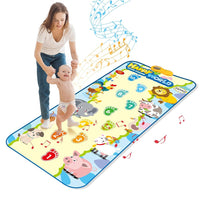 PATPAT® Musical Mat for Kids, Educational Toys for Toddlers,Kids'Piano Mat Musical Toys Learning How to Walk Mat,Christmas New Year Birthday Gifts for Babies Kids Toddlers 1-3(65'' x27'')