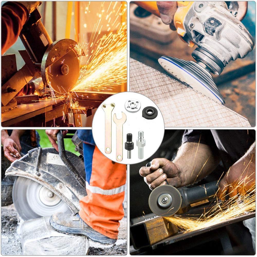 HASTHIP Electric Drill to Angle Grinder Converter with 8mm Rod for Metalwork & Jewelry | Triangle Shank Secure Fit