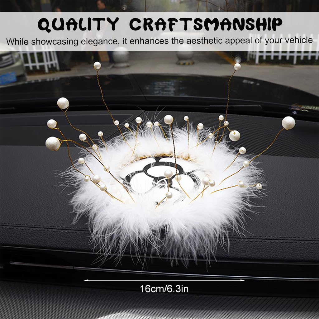 STHIRA Love Couple Swan Car Accessories for Dashboard featuring Creative Swan Figurines | Symbolizing Love and Unity for Elegant Car Interior Decor