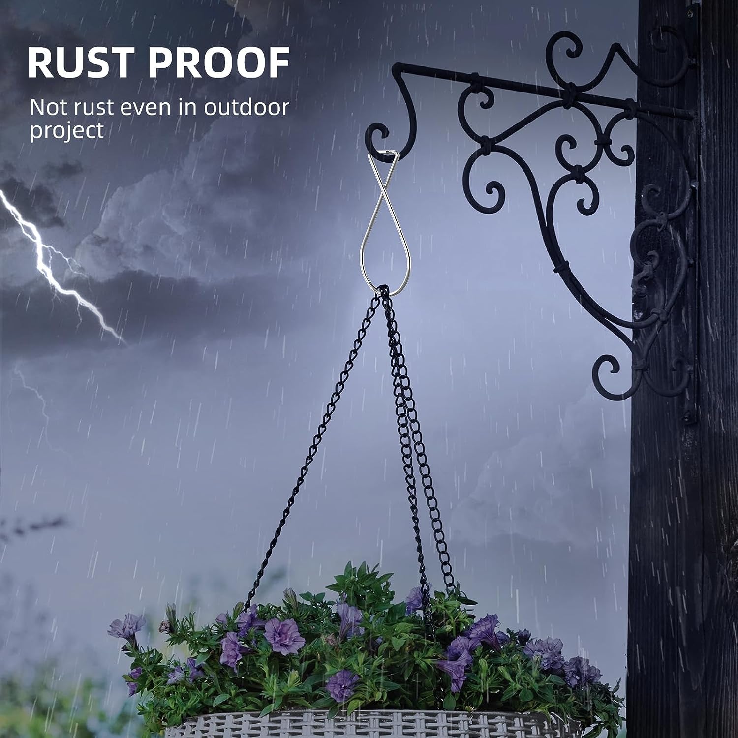 Serplex Ceiling Hanger Hooks for Drop Ceilings 30 Pack with Elastic Cross Clip Design | Metal Clips for Hanging Decor and Signs