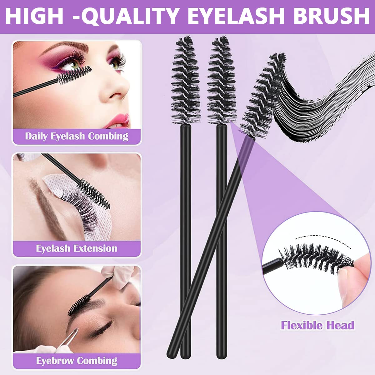 MAYCREATE False Eyelash Kit for Natural 3D Eye Look featuring 12pcs 13mm Cluster Lashes | Includes Glue and Tools