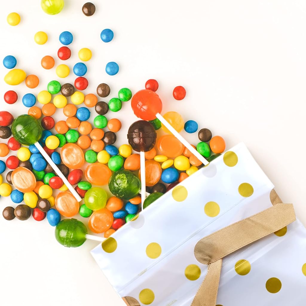 ZIBUYU® Pack of 25 Gift Bags with Drawstring Candy Bags
