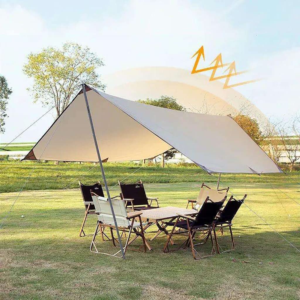 Proberos® 3 * 3m Canopy Tent Kit for Outdoor Camping, Waterproof Gazebo with Assembly Accessories, UPF 50+ Sunshade Camping Tent for Camping, BBQ, RV Travel, Picnic