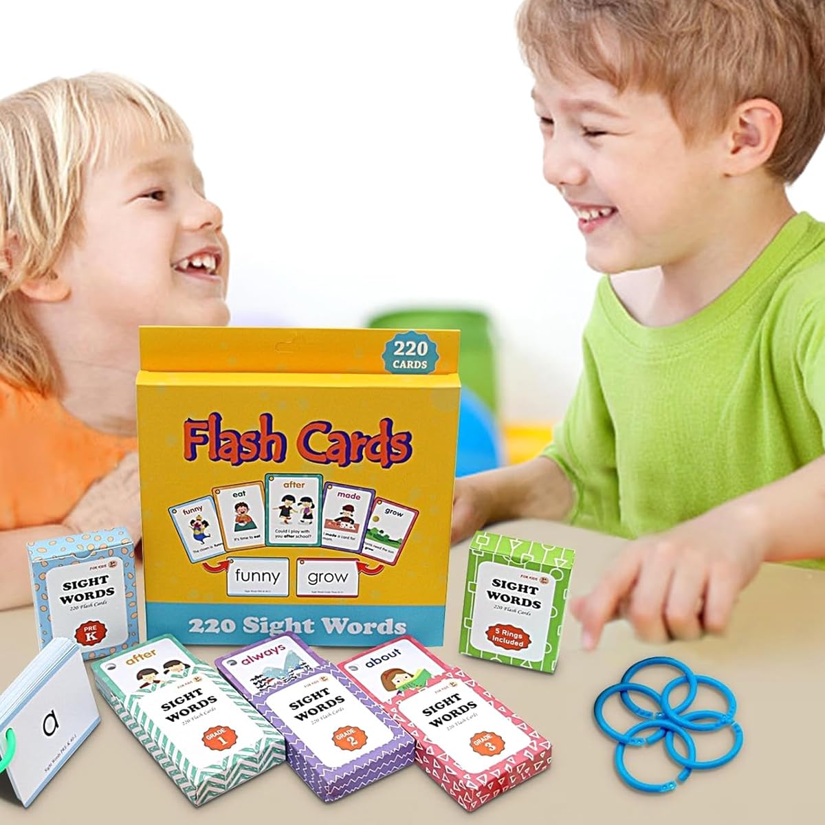 PATPAT Talking Flash Cards Learning Toys for Kids with 112 Cards & Voice Reader | Educational Gift