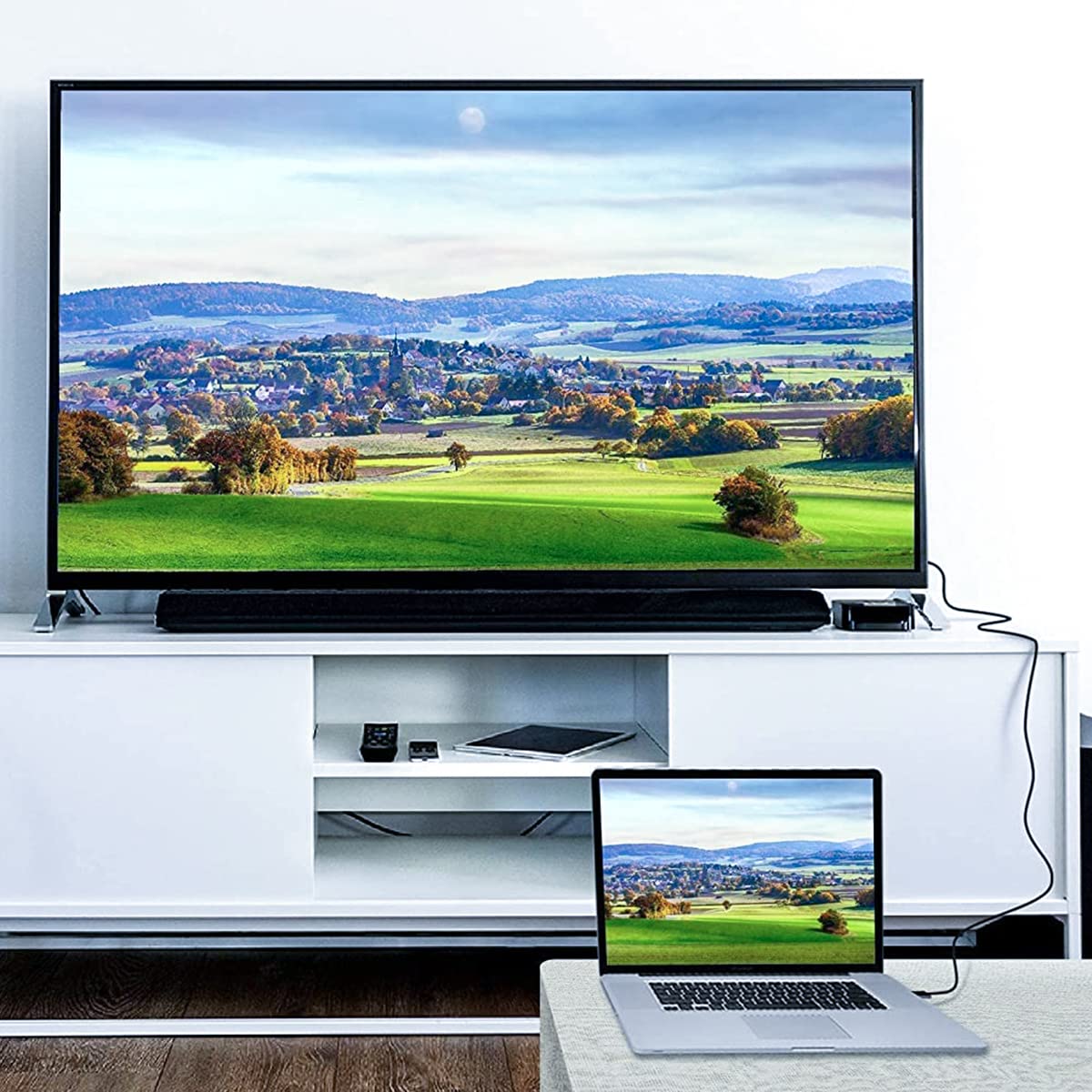 Verilux DisplayPort to HDMI Cable 6ft for Monitor & Projector with Latch Design | Gold-Plated Connectors Supporting 4K@30Hz