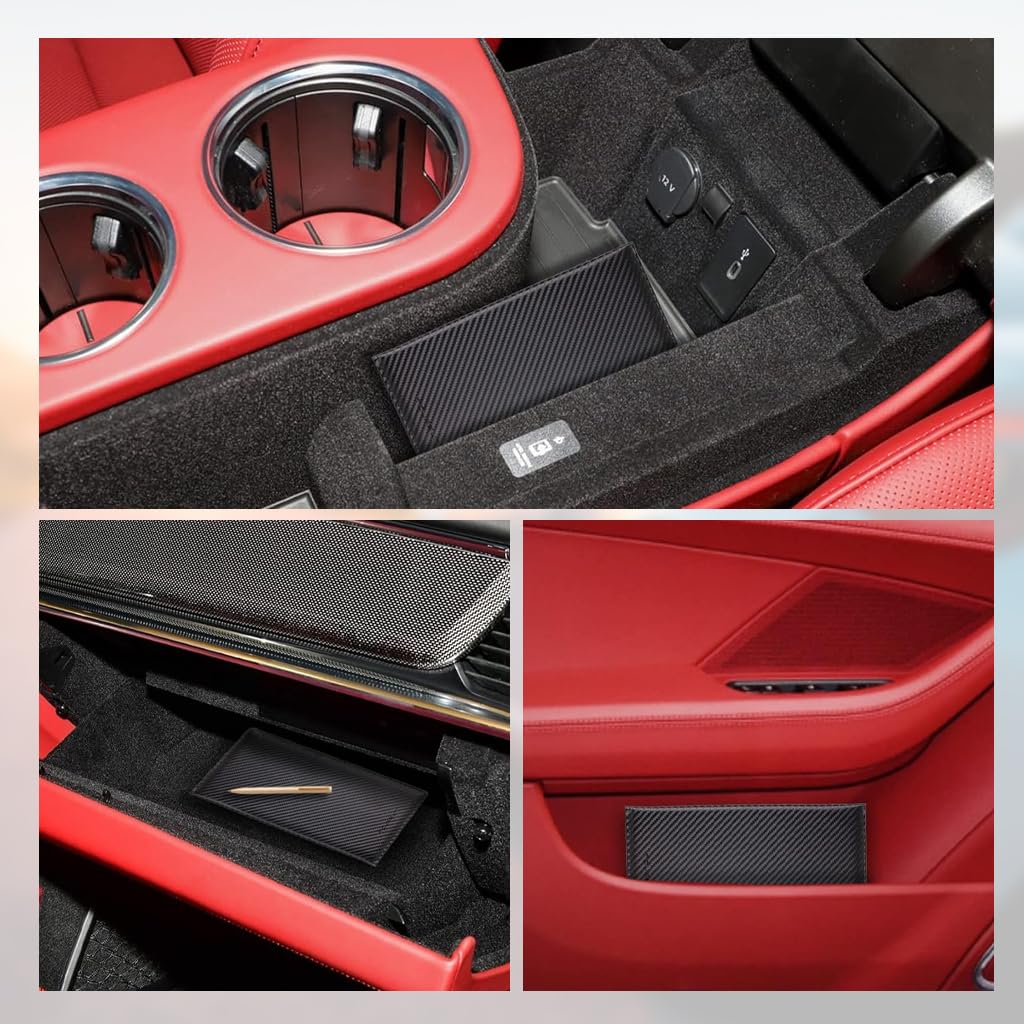 STHIRA Car Documents Holder for Registration and Insurance with 6 Compartments | PU Leather Bifold Organizer
