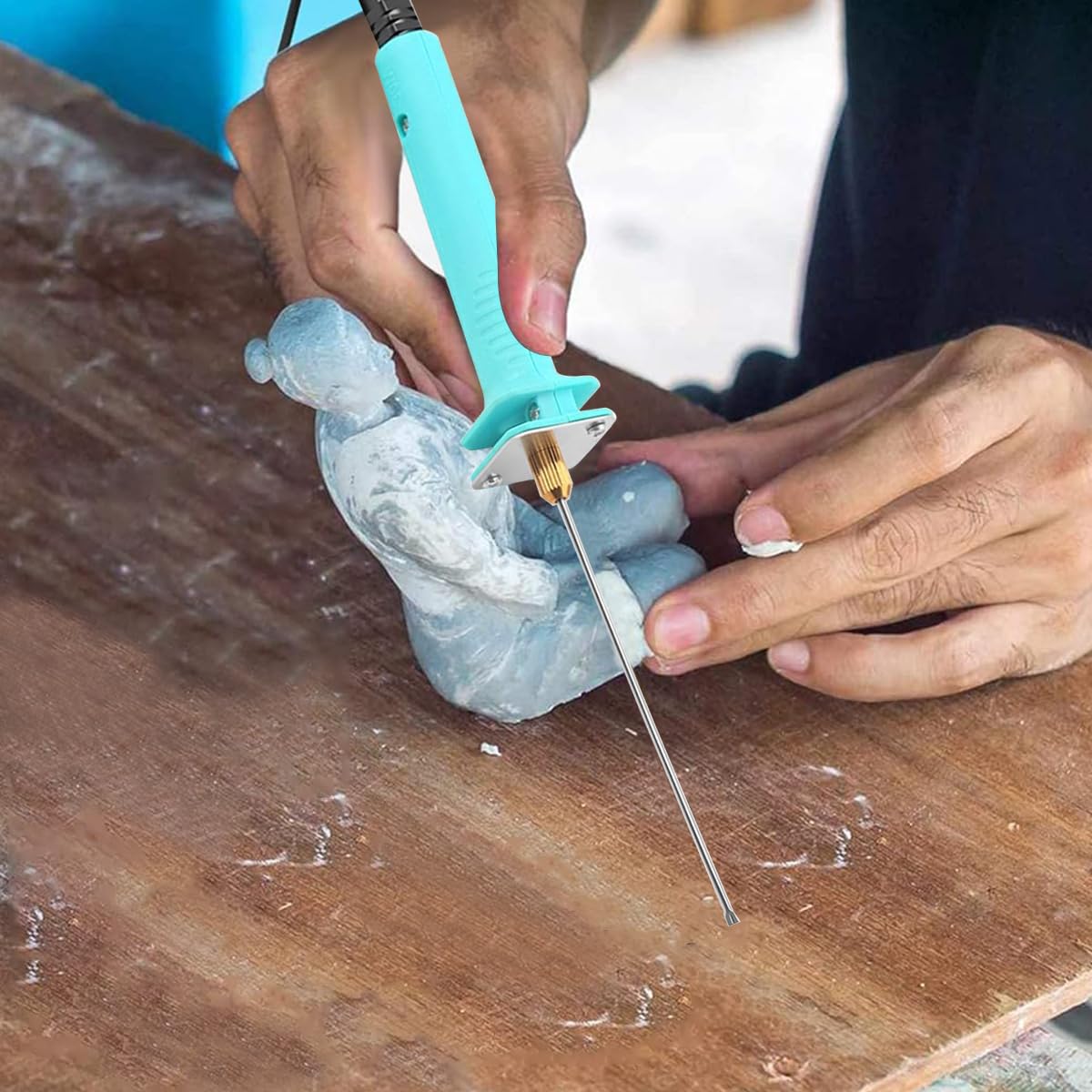 Serplex Electric Foam Cutter for KT Board and Polystyrene Craft featuring On Off Switch | 24W Heating Pen with Temperature Controller