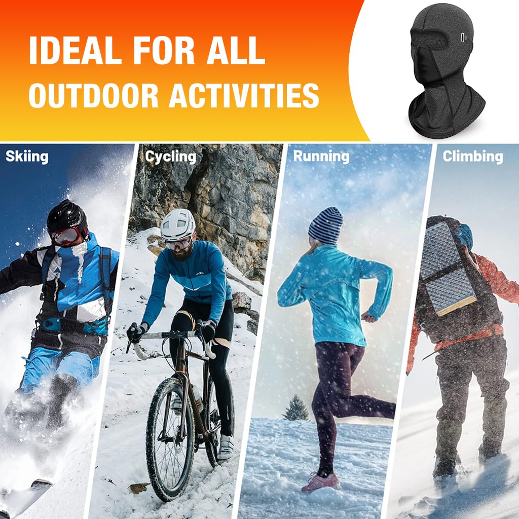 STHIRA Face Mask for Bikers featuring Breathable Mesh and UV Protection | Winter Balaclava for Men