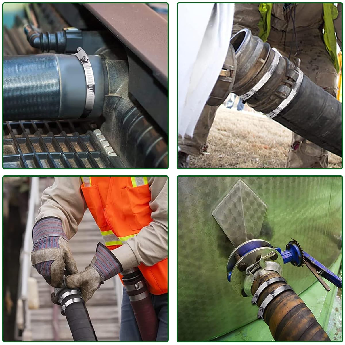 Serplex Hose Clamp Roll for Plumbing Pipe Repair with 12 Bolts | 32.8ft 304 Stainless Steel