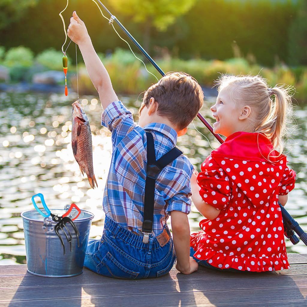 Proberos Fishing Gripper for Secure Catch and Release with Three Row Tong Design | Metal Anti Slip Handle