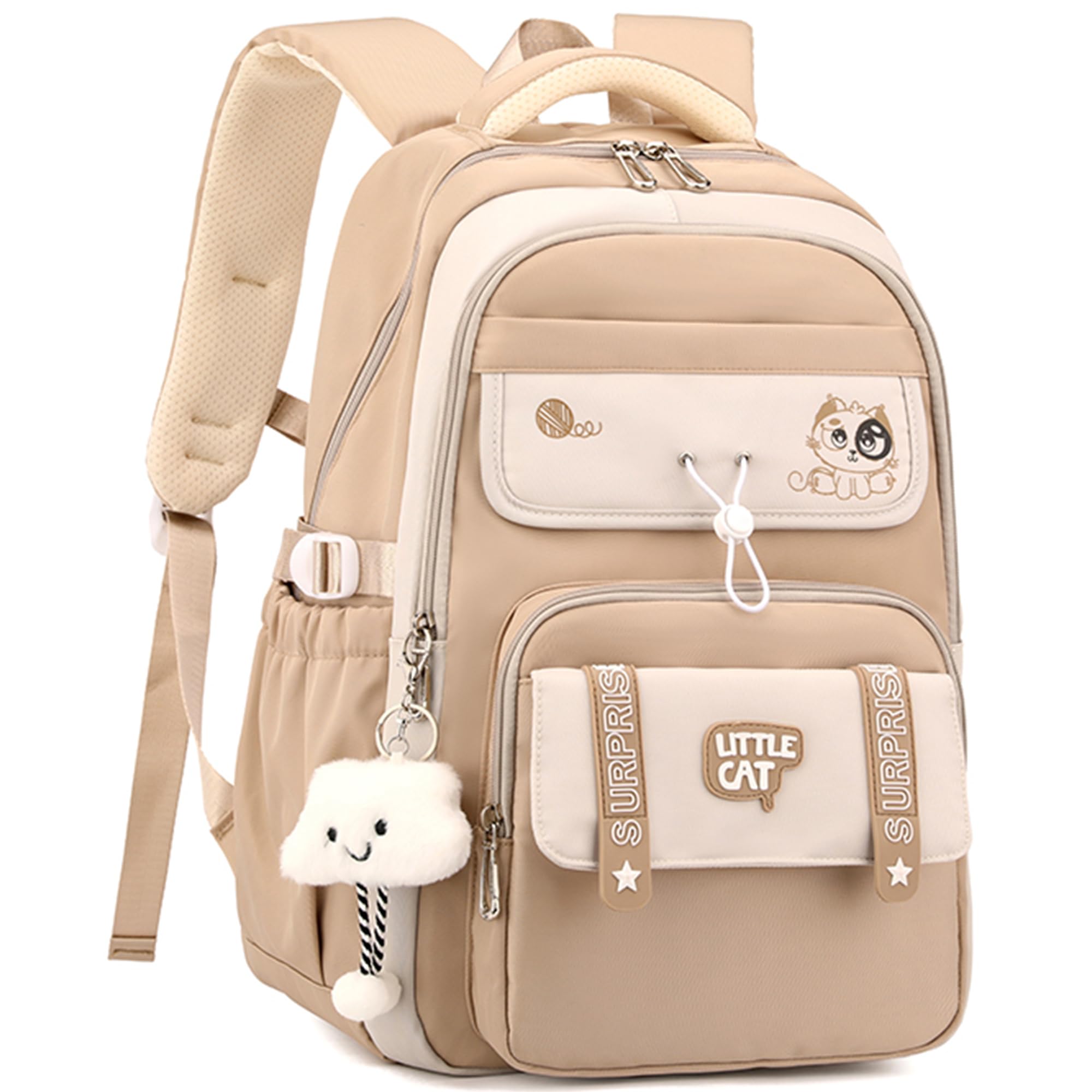 PALAY® School Bags for Girls Boys Cute Girls Backpack Teens Elementary School Backpacks Multi-Pocket Lightweight Daypacks Bookbags for School Travel