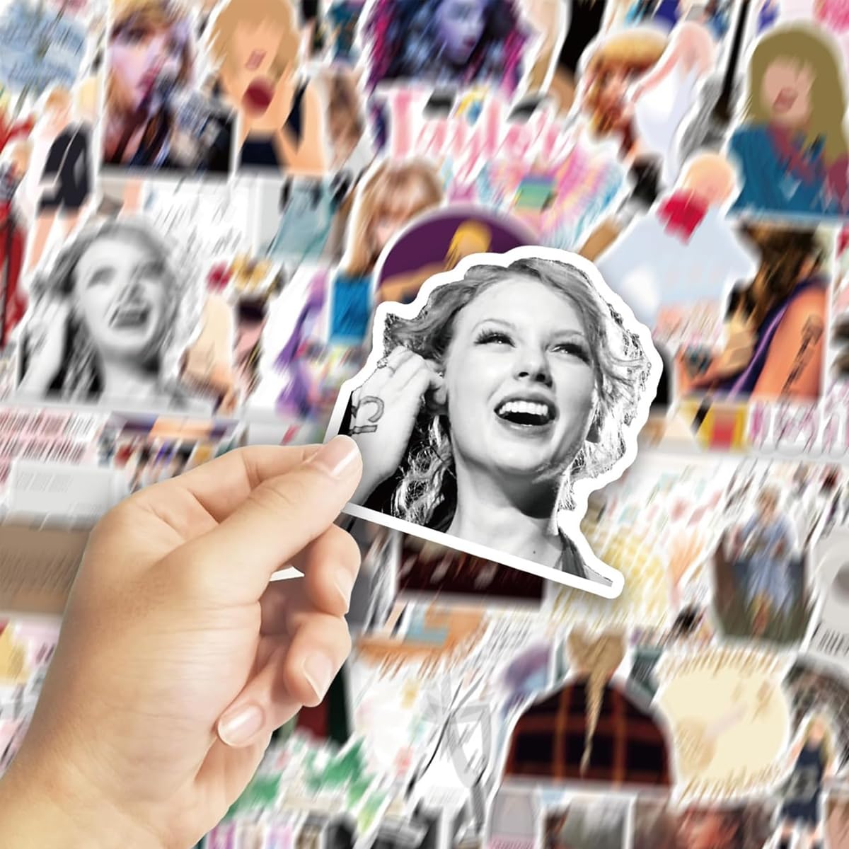 HASTHIP Taylor Swift Stickers 100 pcs for Laptop and Water Bottle with Waterproof Vinyl | Gift for Swiftie Fans