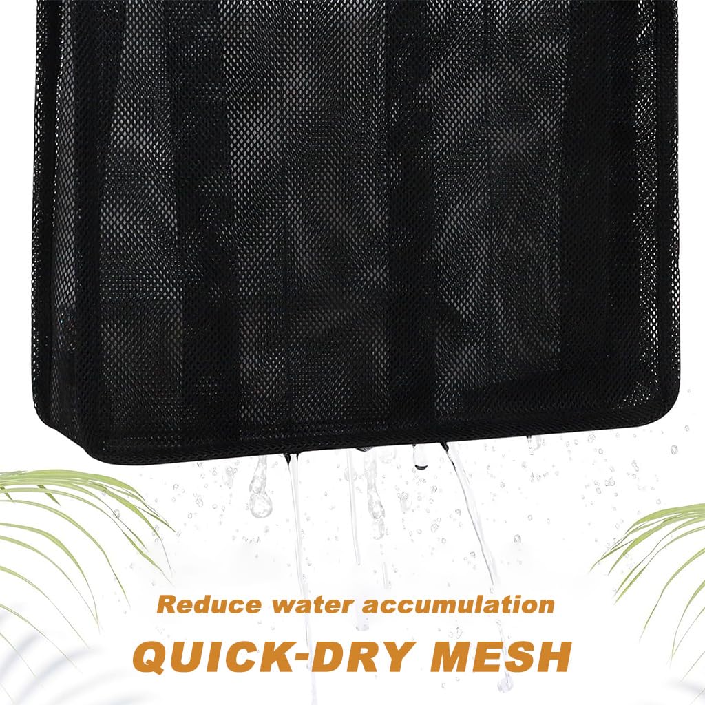 HASTHIP Mesh Shower Caddy for Dorm and Gym Essentials with 4 Pockets and Quick‑Dry Fabric