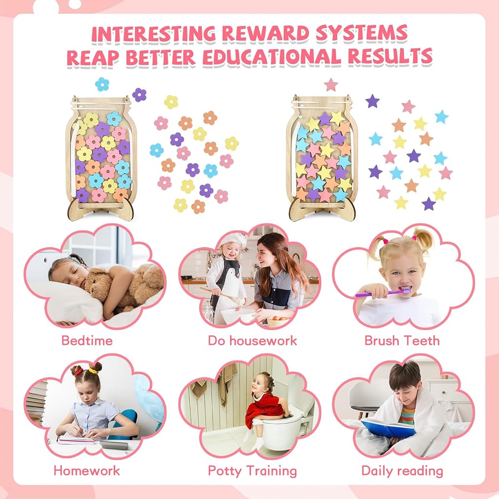 PATPAT® Reward Jar,Personalized Reward Jar,Classroom Reward Jar,Kids Reward Jar,Potty Training