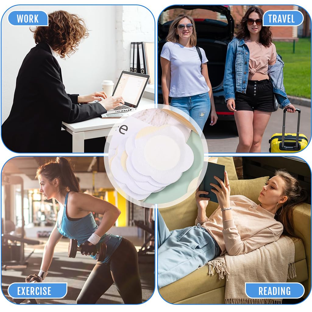 HANNEA Castor Oil Pack Wrap for Belly Button with 90PCS Floral Pads and Organic Cotton