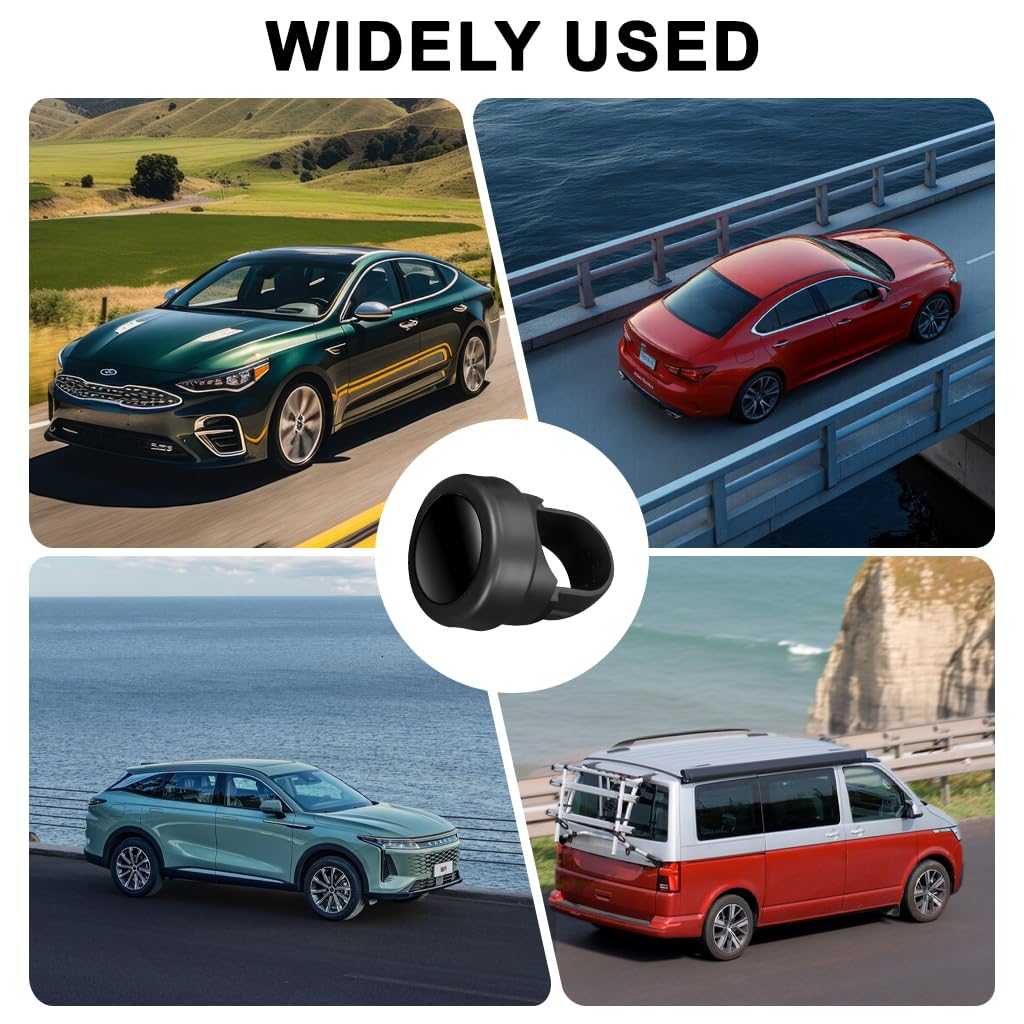 STHIRA Car Steering Wheel Knob for One-Hand Steering with Screw Fastener | Anti-Slip Universal Fit