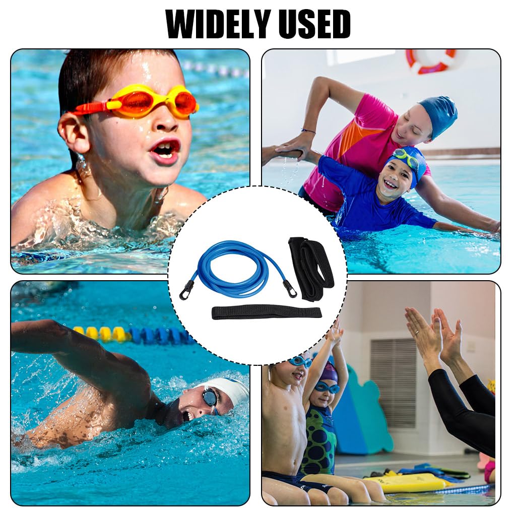 Proberos Swimming Training Belt for Stationary Swim Workouts with 13ft Resistance Cord | Adjustable Waist for Kids and Adults