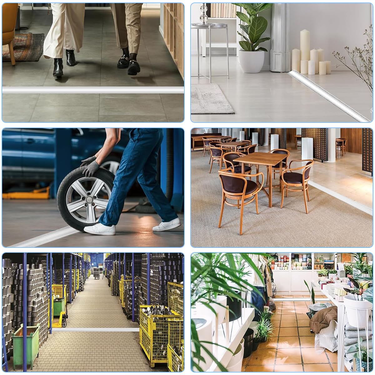 Serplex PVC Cord Cover for Floor and Wall Cable Management 6.6 ft | Self Adhesive Cuttable Design