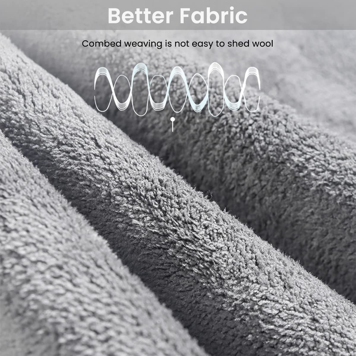 STHIRA Car Cleaning Cloth for Wash and Household Use 2pcs 30x60cm with Double Side Microfiber