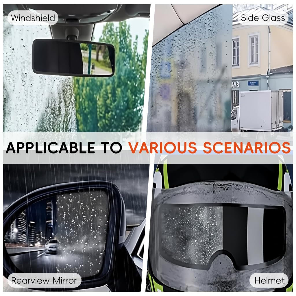 STHIRA Windshield Oil Film Cleaner for Car and Glass Surfaces with Built In Brush 100g Capacity