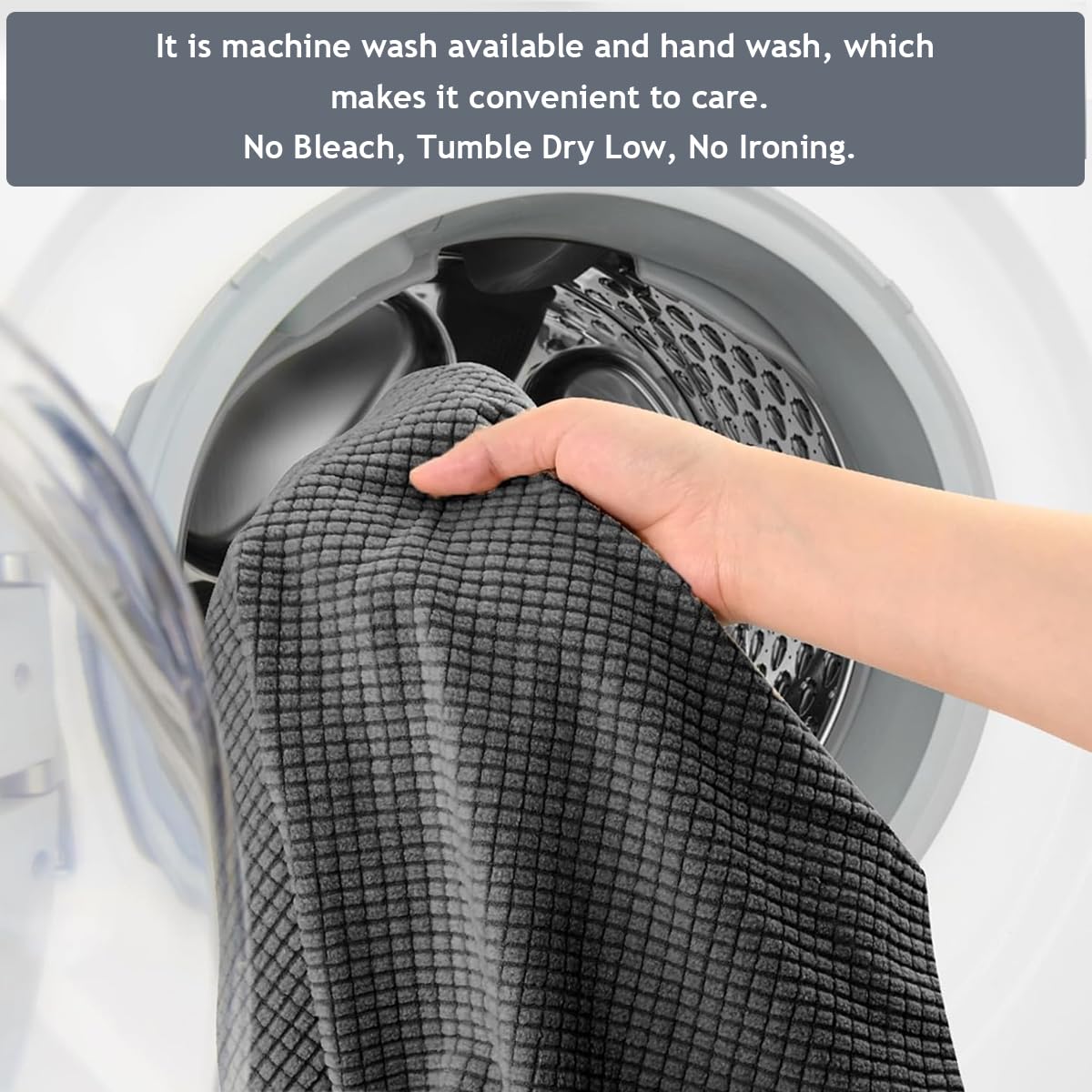 HASTHIP Elastic Sofa Armrest Cover for Armchairs and Recliners | 2Pcs Spandex Fit