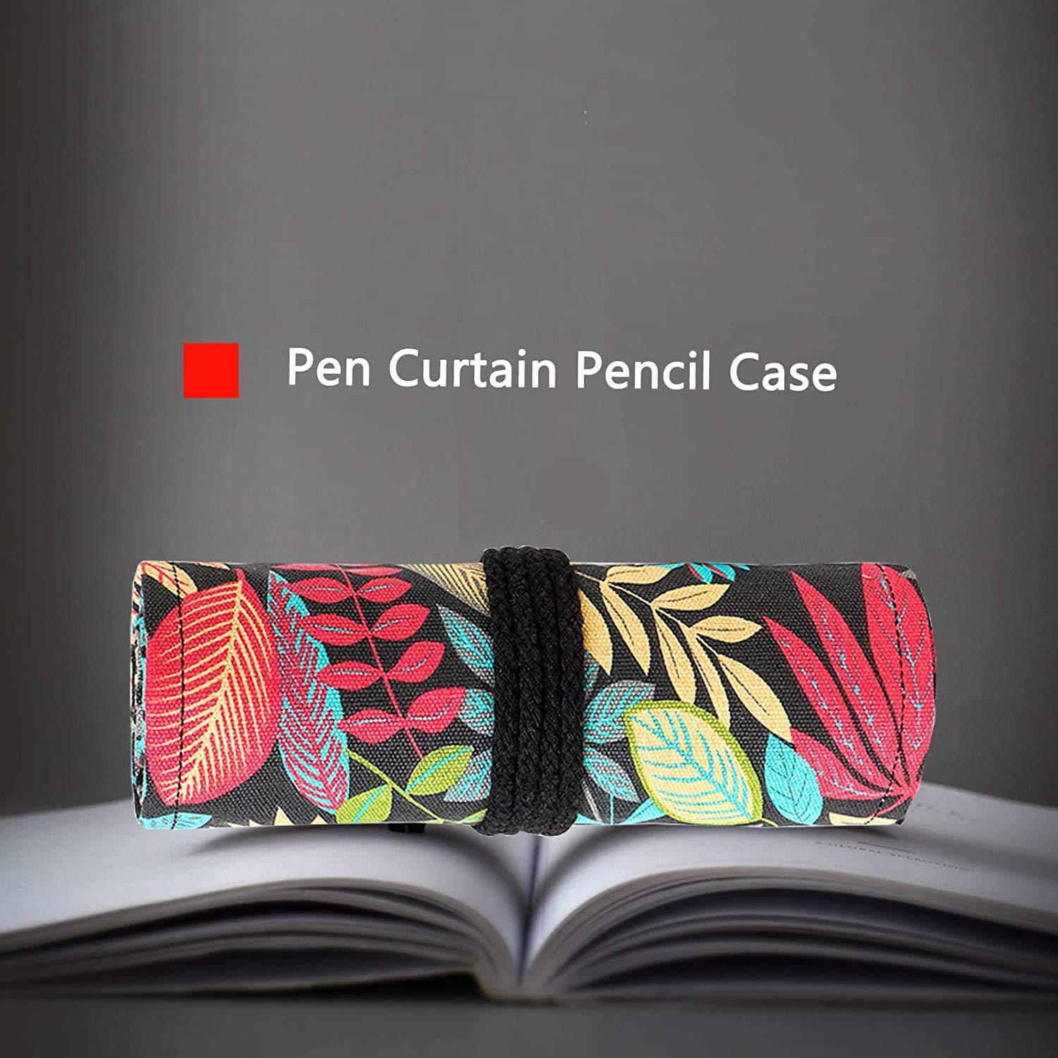 PATPAT Colored Pencil Wrap Case for Art Supplies with 72 Slots Canvas Roll Up | 2PCS