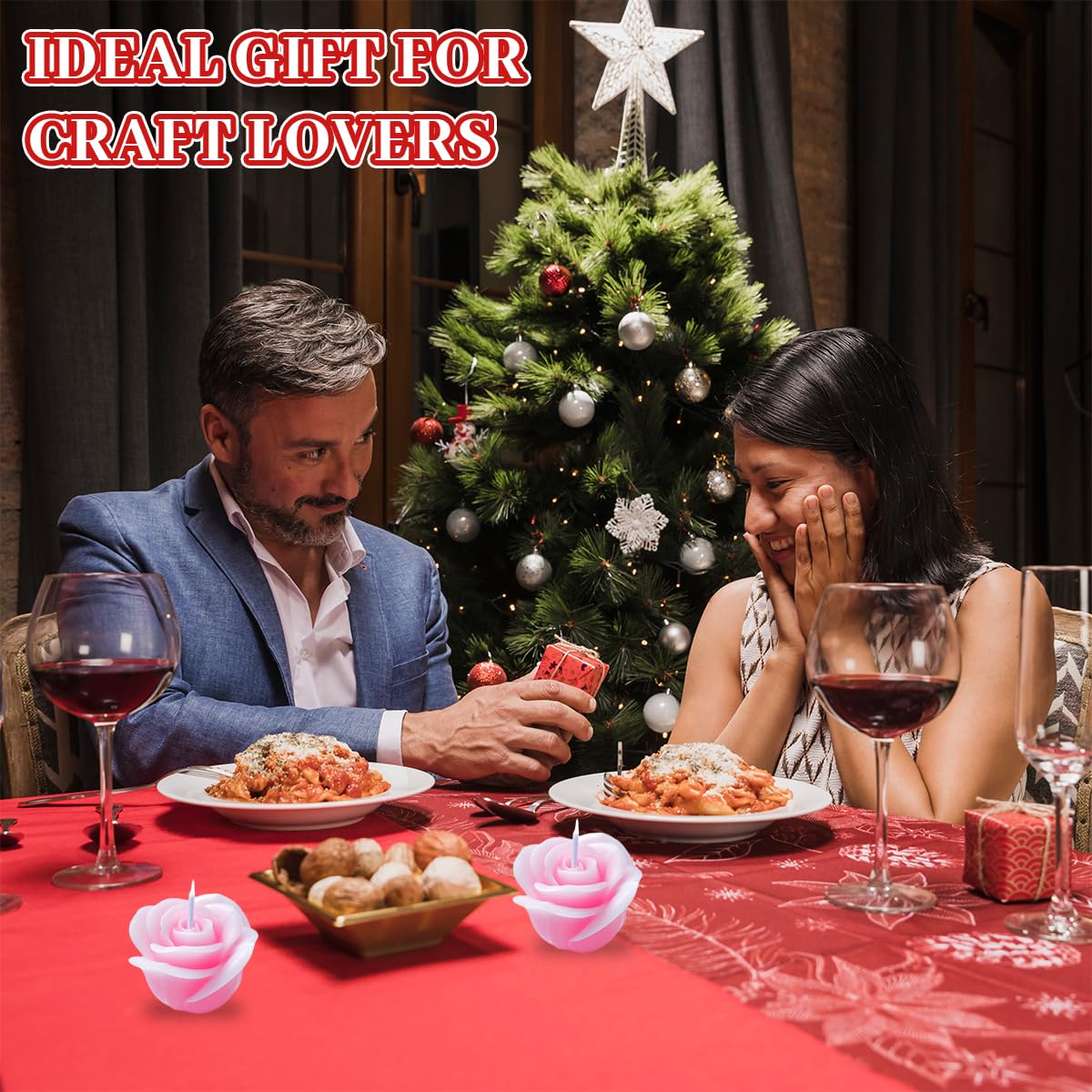 ZIBUYU Rose Flower Silicone Mould for Candle Soap and Resin Crafts | Flexible Food‑Safe Design