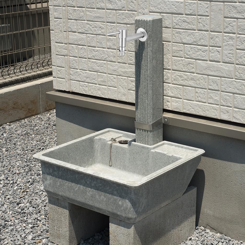 HASTHIP Washing Machine Tap for Bathroom and Laundry Sink with Stable Flange | 4.5 in Stainless Steel Fixture