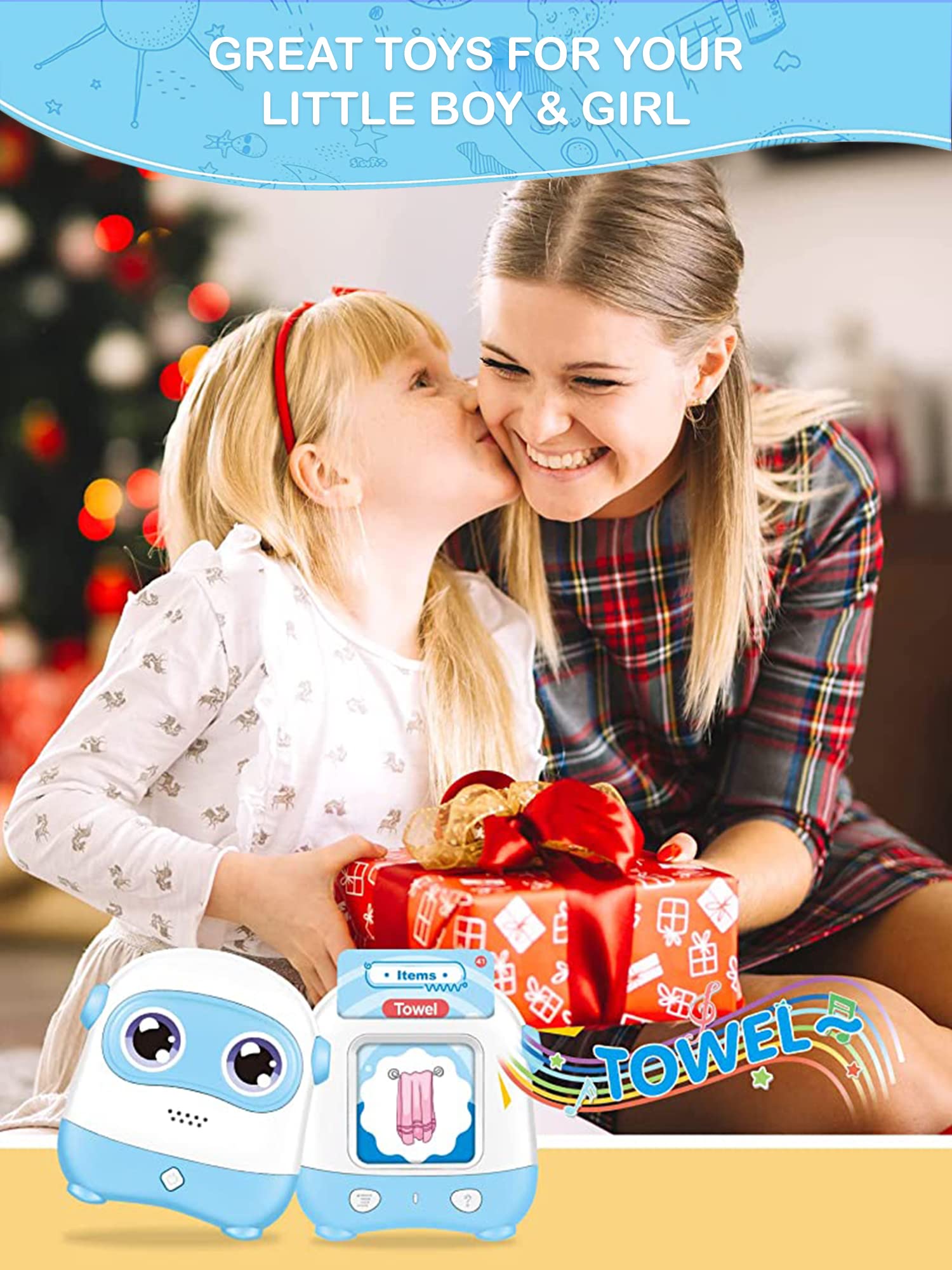 SNOWIE SOFT Talking Flash Cards Learning Toys for Kids with 120 Cards and Quiz Mode | Rechargeable Reading Machine