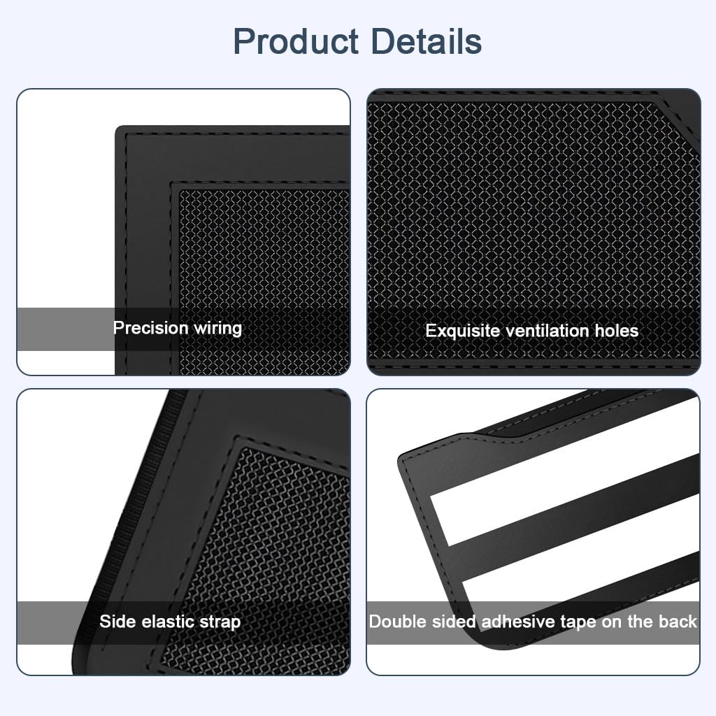 STHIRA Car Seat Storage Pocket for Dashboard with Dual Adhesive Strips 24x10cm PU Leather | Space-Saving Organizer for Phone Keys and Cards