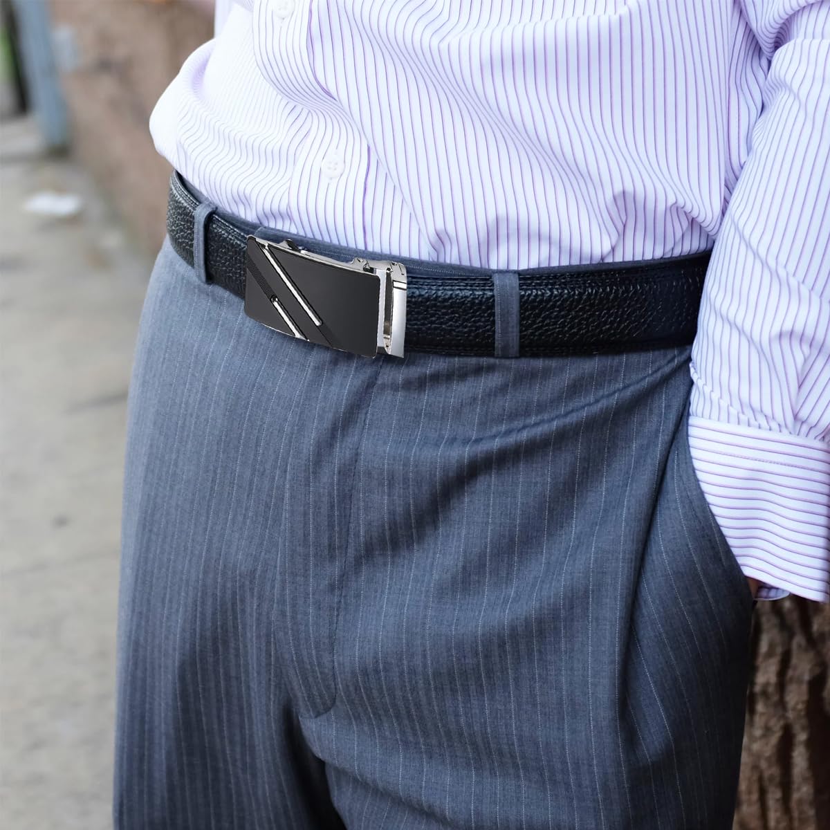 GUSTAVE Wallet and Belt Gift Set for Men with PU Leather Wallet Cufflinks Pen and Keyring | Ideal for Father’s Day