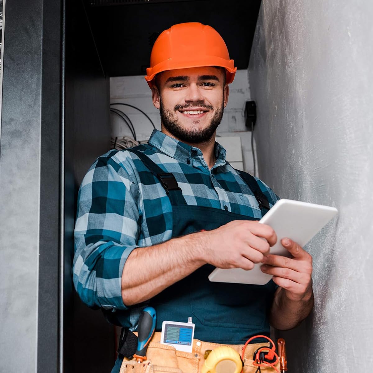 Serplex 4 in 1 Multi Network Cable Tester for USB RJ11 RJ45 BNC with LED Indicators | Portable Tool for LAN Diagnostics