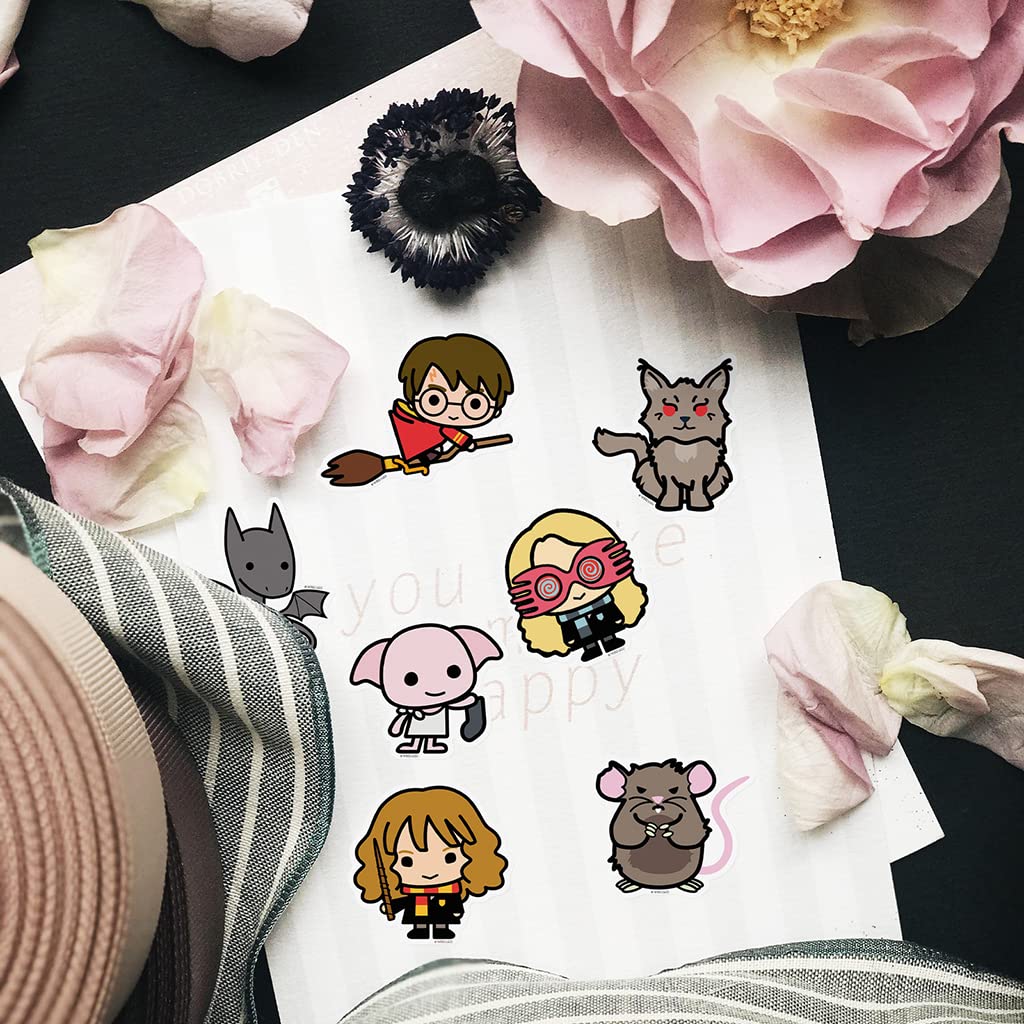 HASTHIP 50pcs Hit Anime Stickers Harry Potter Cartoon Figure Sticker Graffiti Sticker Set Sticker for DIY Crafts Photo Album Stickers Art Aesthetic Stickers Skateboard Stickers Phone Case Sticker