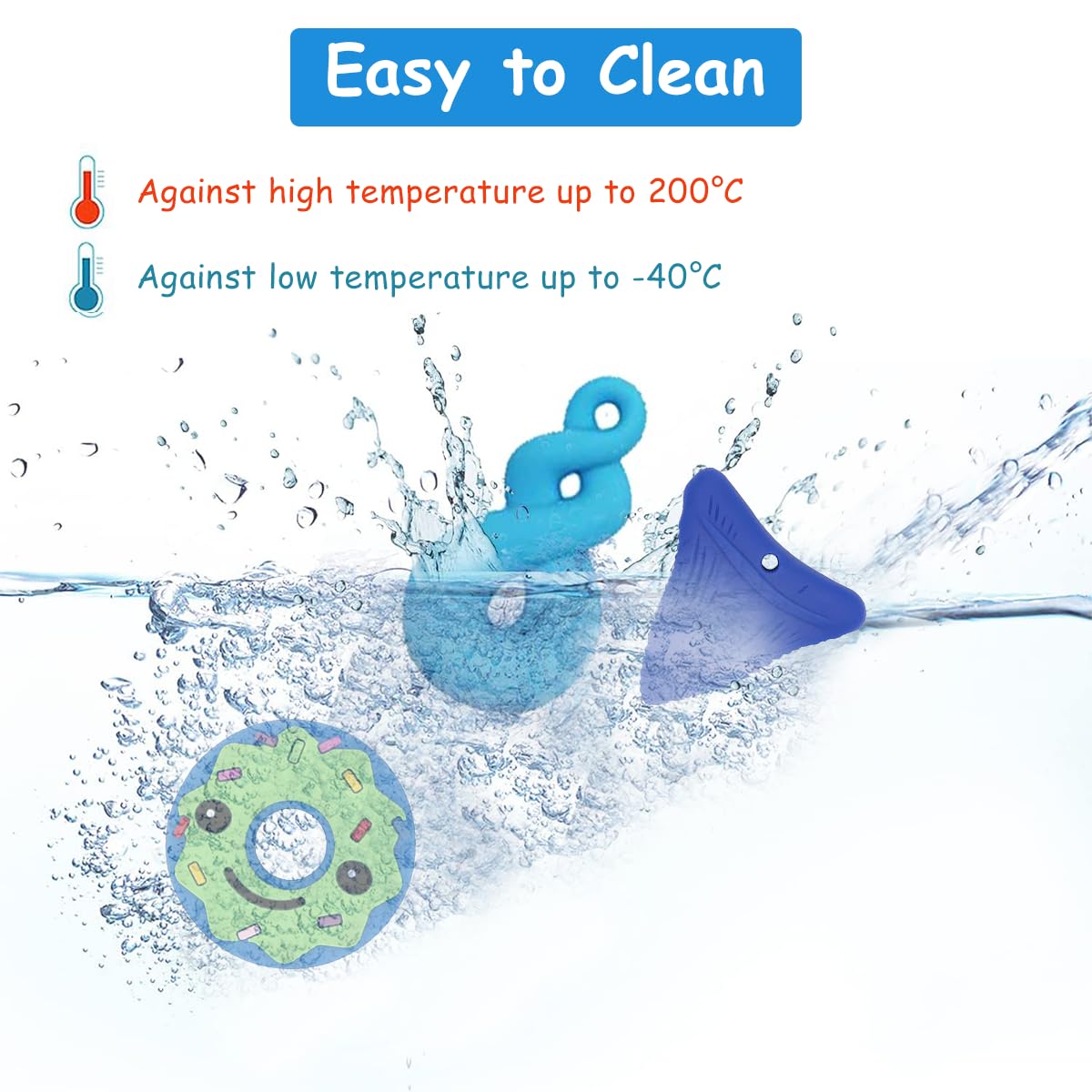 SNOWIE SOFT Chew Toys for Sensory Kids with 4 Cartoon Shapes and BPA‑Free Silicone | Soothing for Autism ADHD and Teething