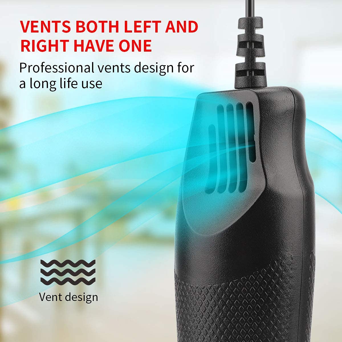 HASTHIP Handheld Hot Air Gun for DIY Crafts featuring 200°C Rapid Heating | ABS and Stainless Steel Build