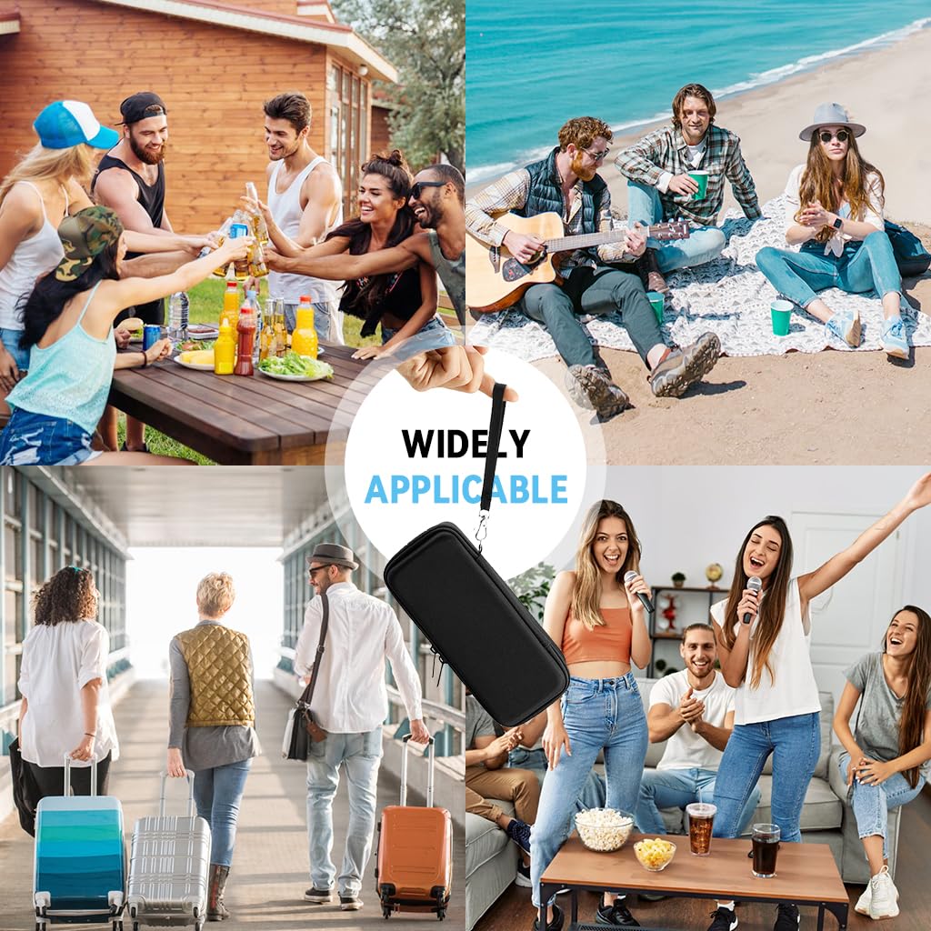 ZORBES Carrying Case for Sony ULT Field 1 and SRS-ULT10 Speakers with Mesh Pocket | Waterproof Nylon Travel Case 9.84x3.35x2.76 in