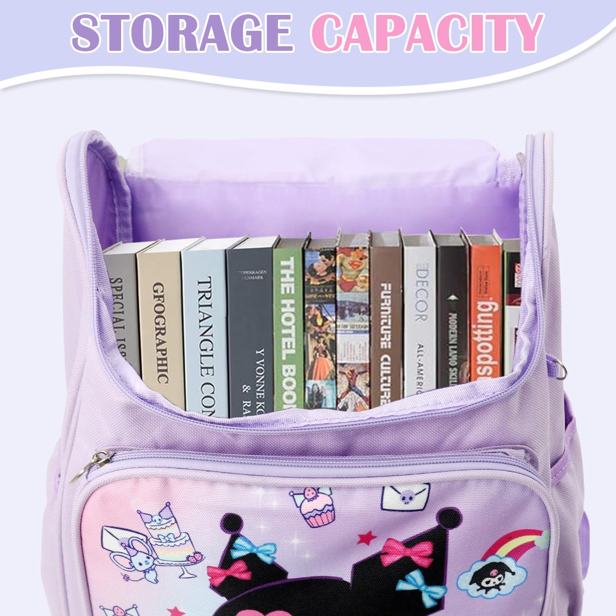 PALAY School Backpack for Girls with Ergonomic Back Support and Waterproof Nylon Design