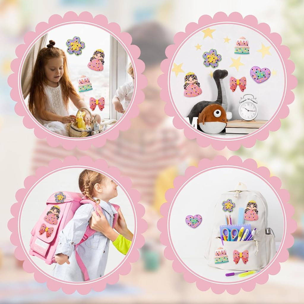PATPAT® Bead Art Kits for Kids, Kids Painting Kits 5-8,Beads' Pen Arts and Crafts Kit for Ages 6-12,