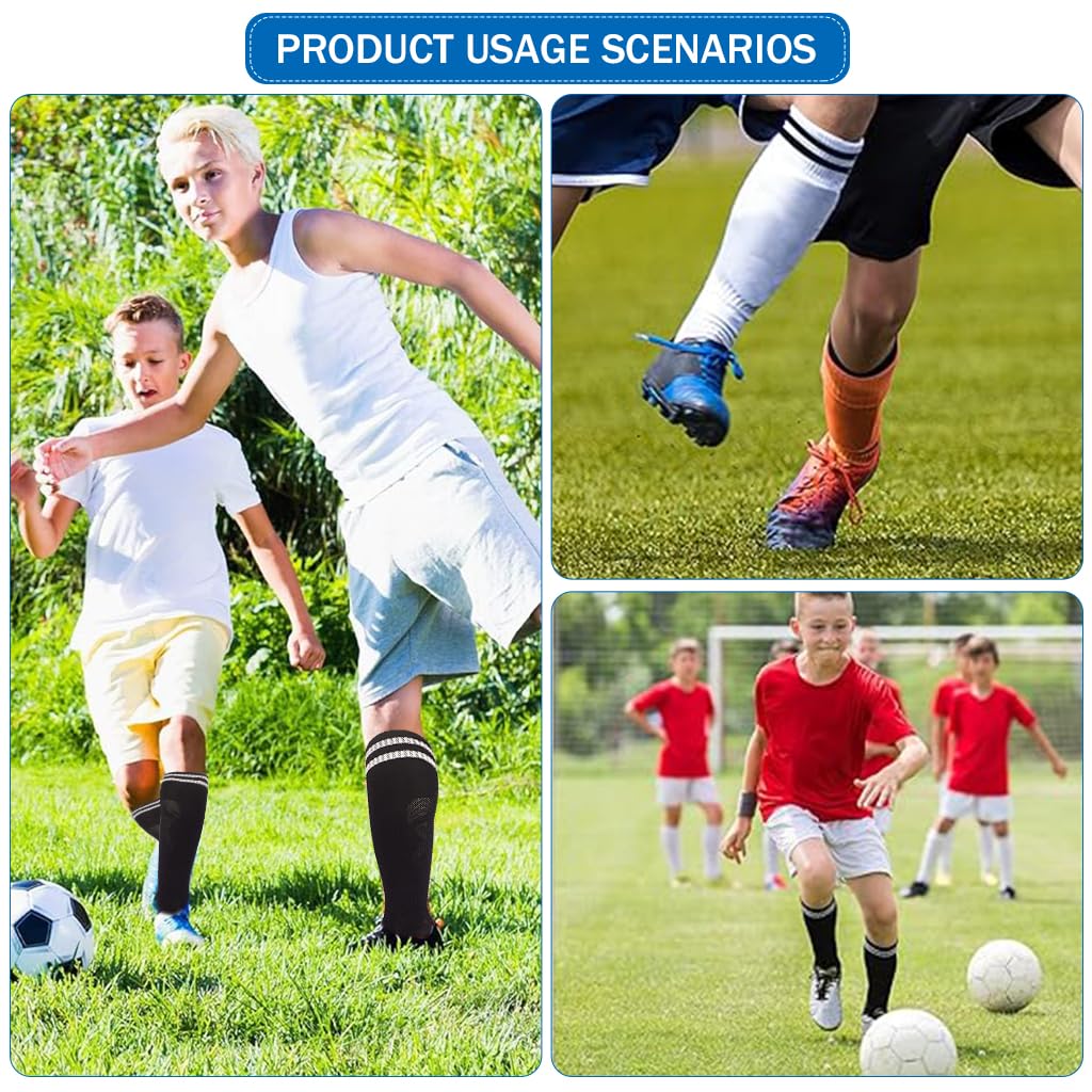 PROBEROS Football Stockings for Men and Women with Breathable Moisture Wicking Fabric