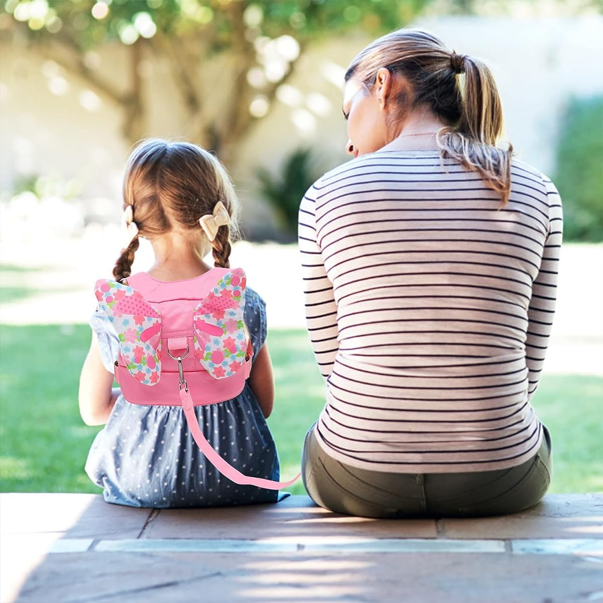 SNOWIE SOFT Baby Walking Harness for Toddlers with Anti Lost Wrist Link and Strap | Butterfly Backpack Style for 1–3 Years