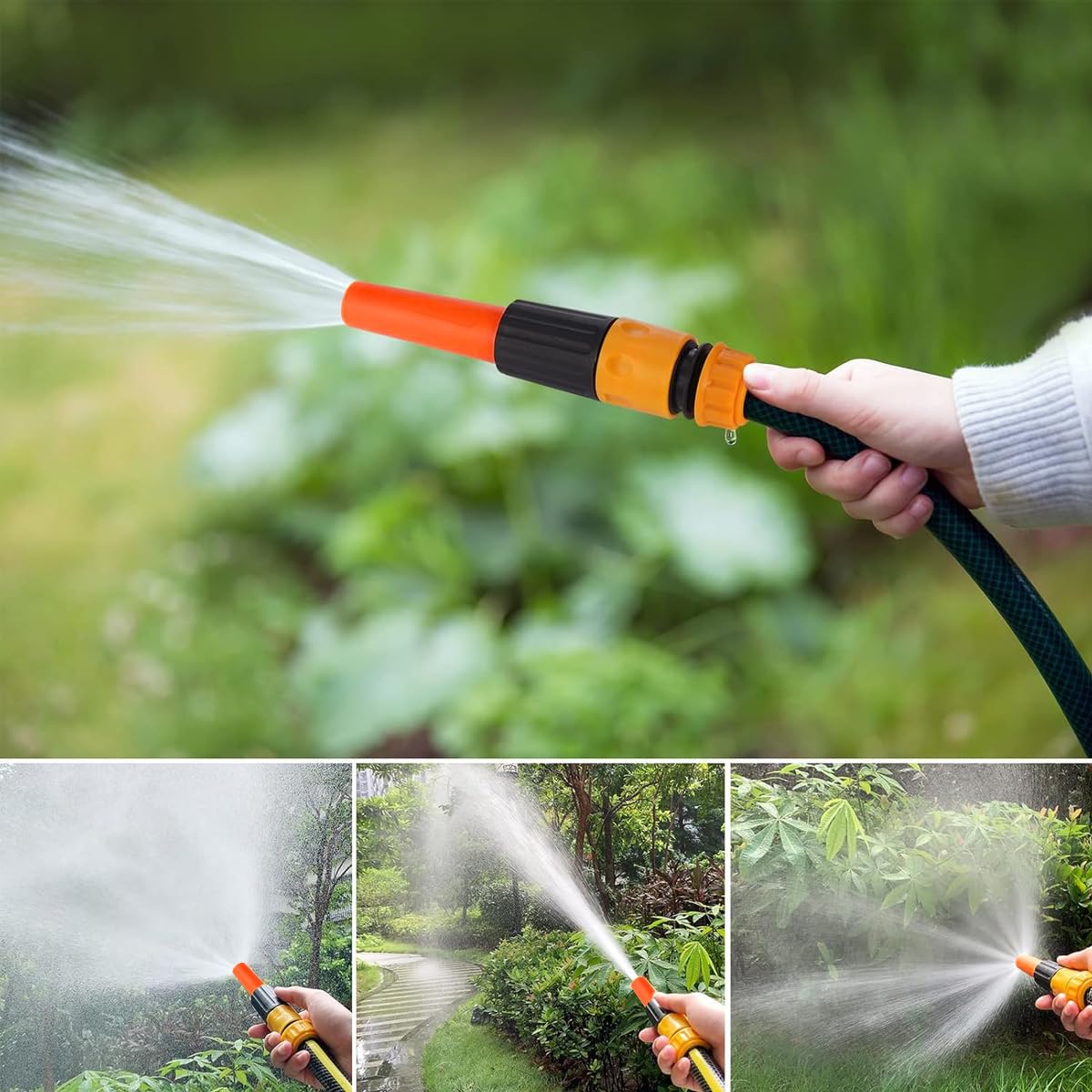 HASTHIP Garden Hose Connectors for Gardening and Car Washing with 34 pcs Quick Adapter Set | Plastic Material