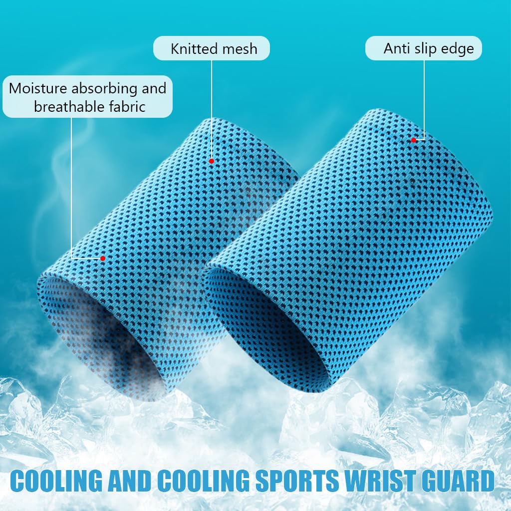 Proberos Sports Wristbands for Gym and Workout Featuring Breathable Quick-Dry Fabric | Elastic Comfortable Fit for Men and Women