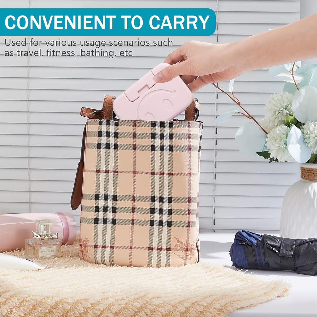 HASTHIP Soap Box Holder 3 Pack for Travel and Bathroom with Lockable Lid and ABS Material