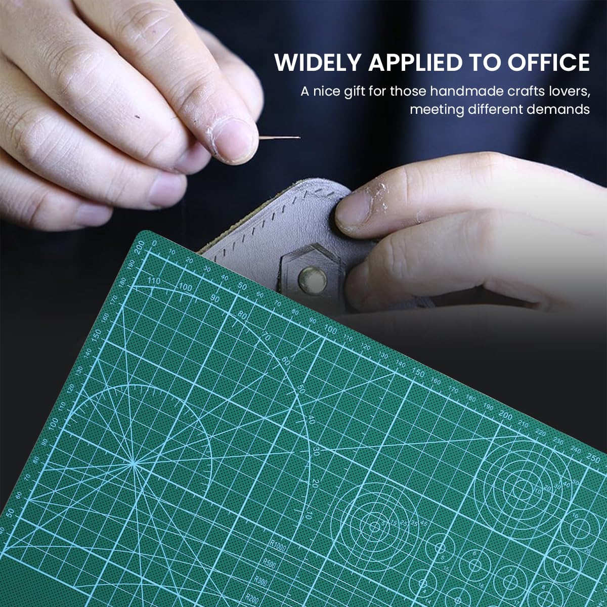 Serplex Rotary Cutter Set for Quilting with 5 Blades and A4 Cutting Mat | Sewing Crafts