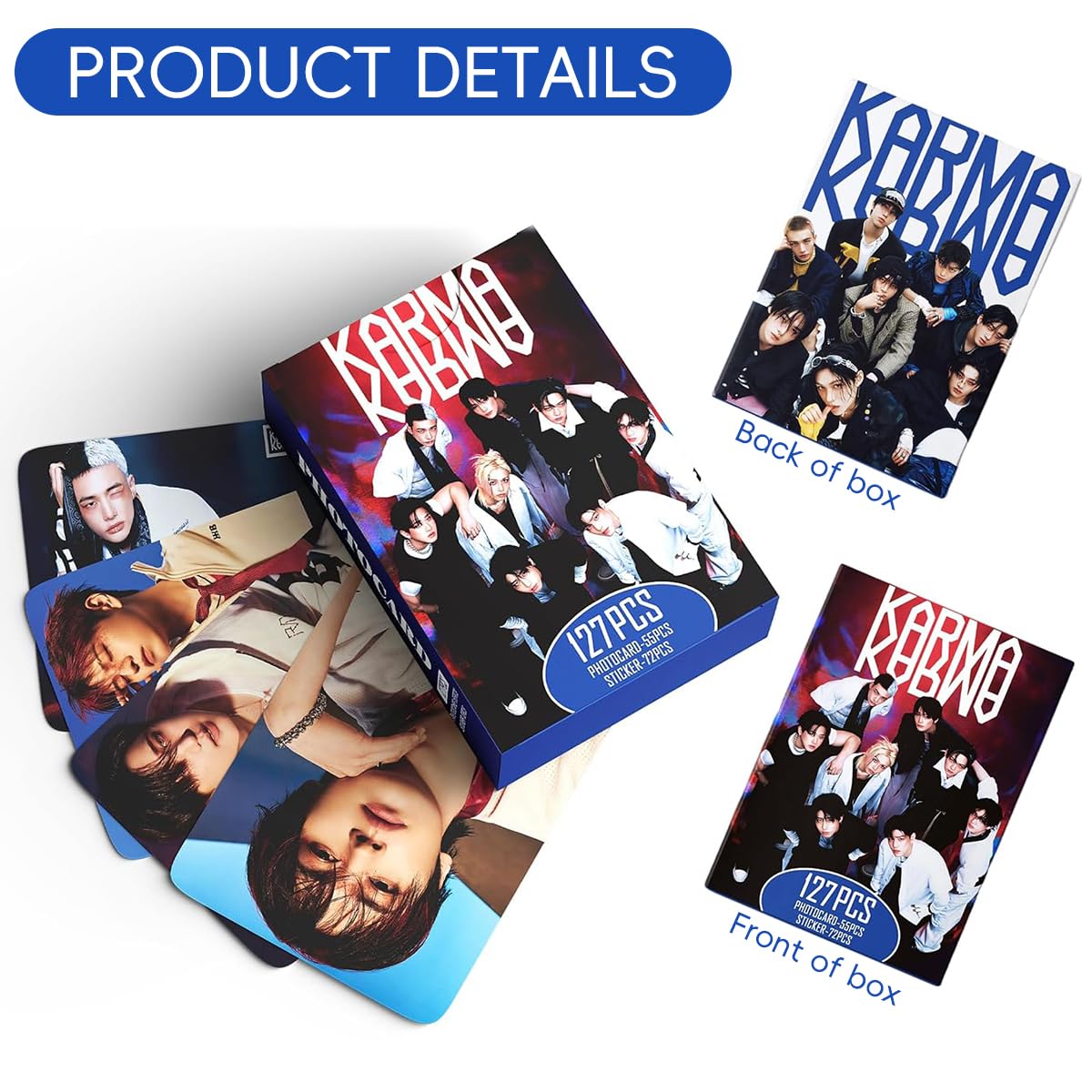 FANCYKU Stray Kids Star Cards Collectible Photocards 127 pcs for Fans | HD Fashion Portrait Set