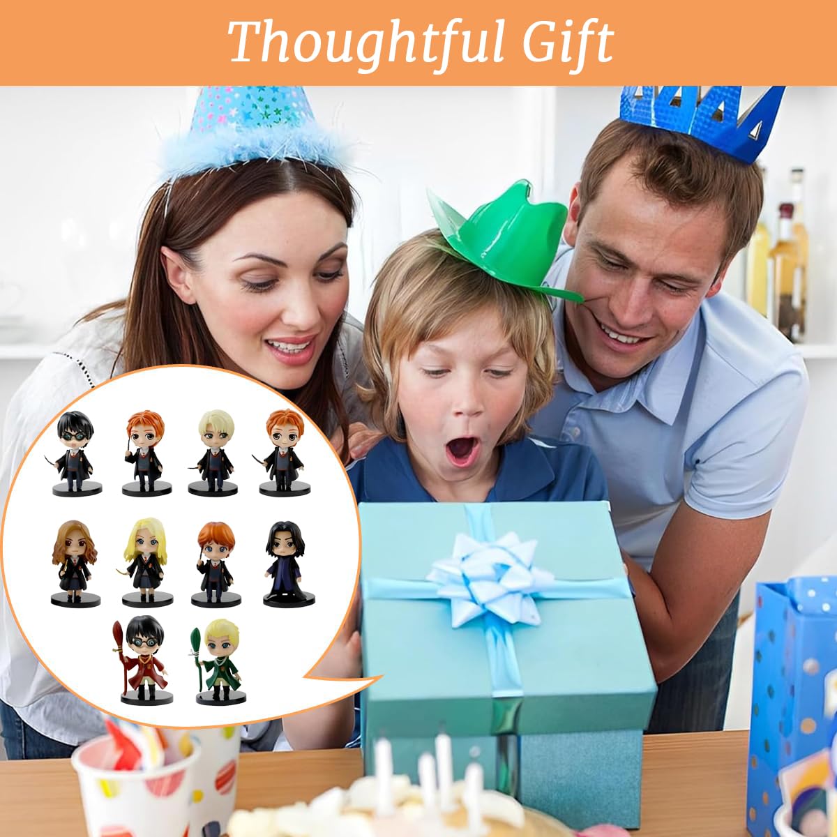 PATPAT Magical Minis Collector Set with 10 PVC 2.75-inch Figures for Kids | Desk Decor and Gift